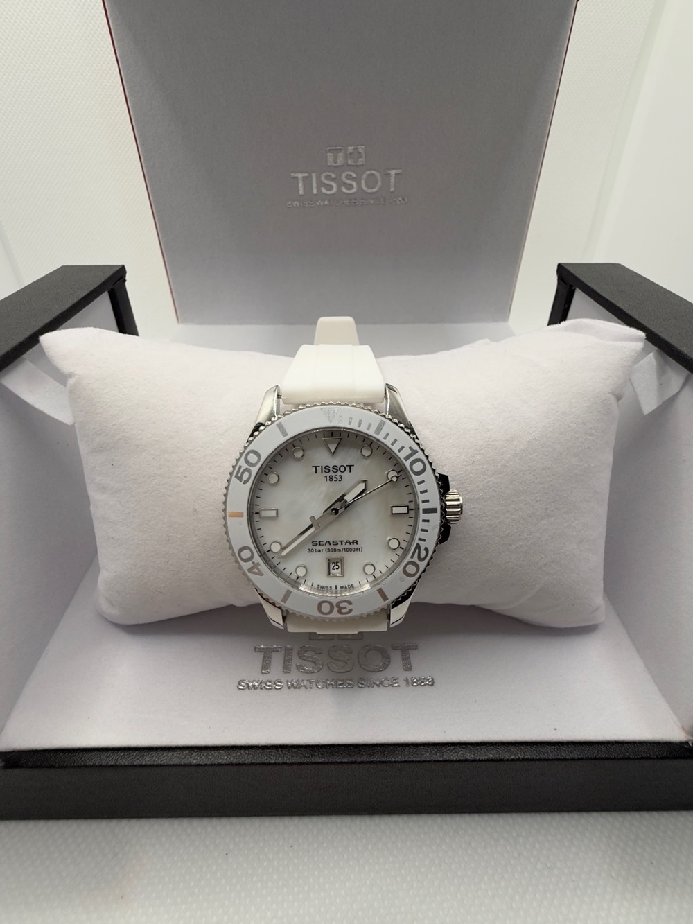 Tissot Seastar White Dial Men's Sport Watch